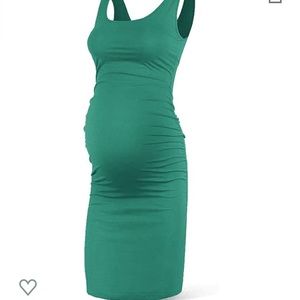 Cotton maternity tank dress